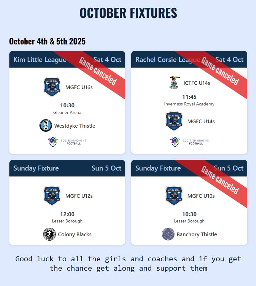 Moray Girls Football Club (@moraygirlsfc) on Twitter photo 