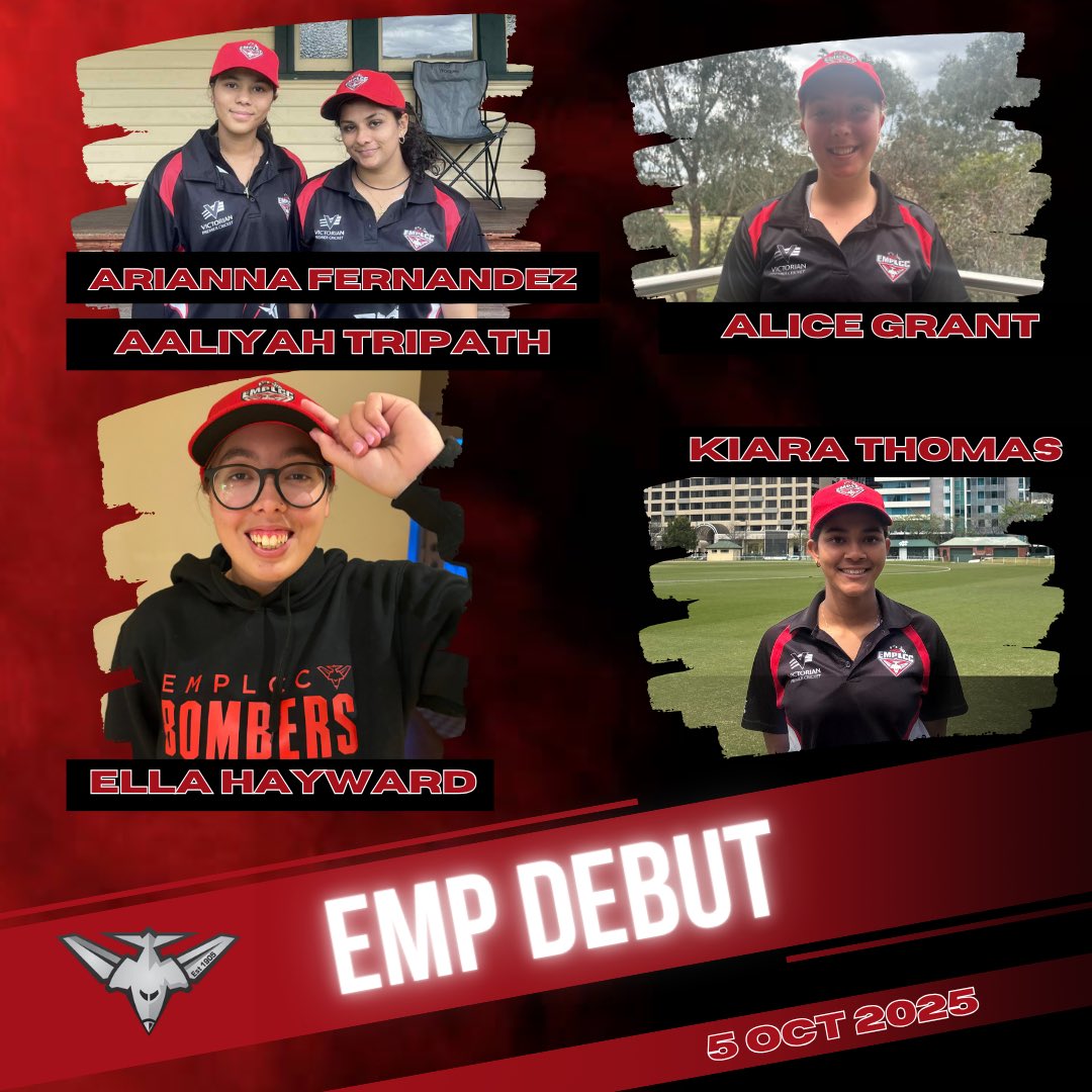EMPLCC's tweet image. SZN 25/26 underway with a couple W’s. 
Welcome to the five new members of the Bomber fam. 🥹❤️🖤