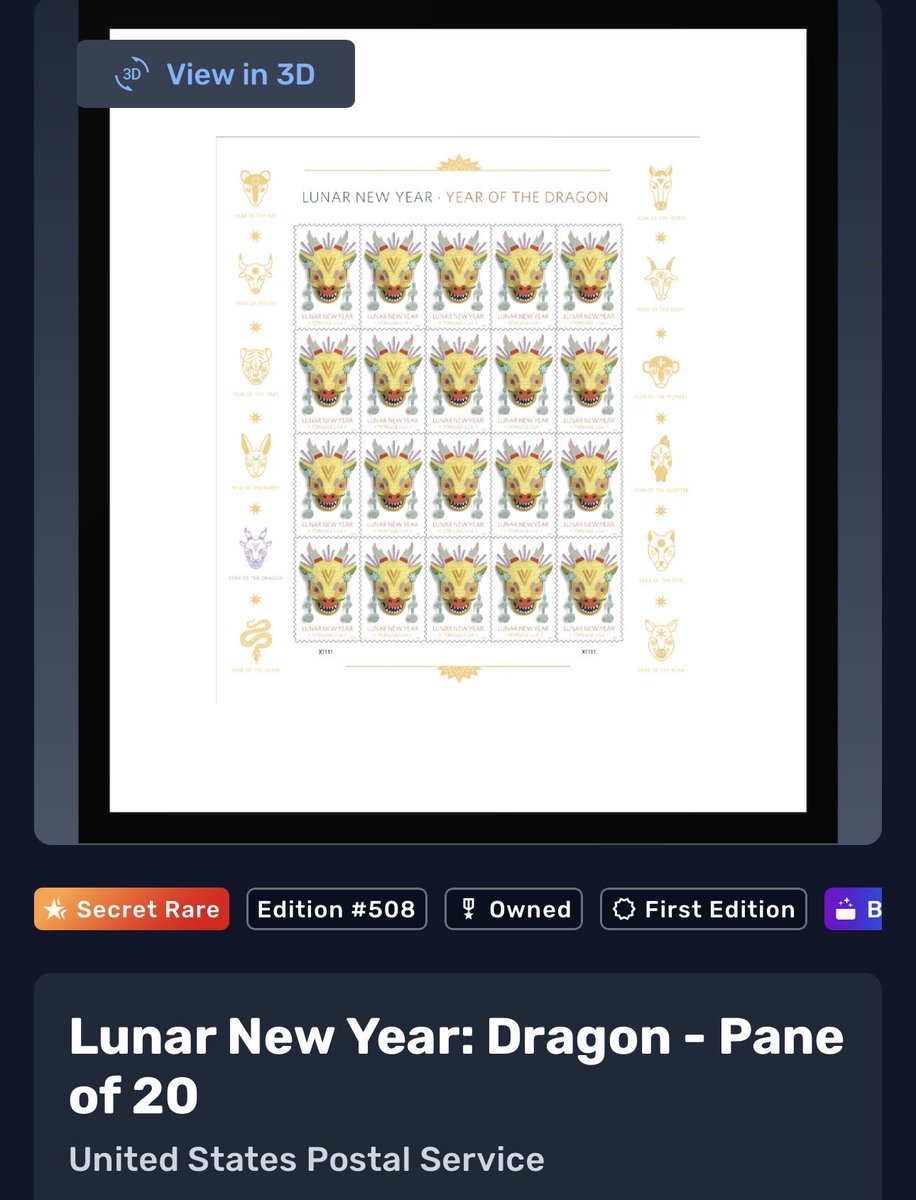 0xSesour's tweet image. Można zbierać #DigitalNFT na ⁦@veve_official⁩ i cieszyć się z kolekcji ⁦@USPS⁩ Prawdziwe znaczki kupione w sklepie poczty emitenta wzbogacają kolekcje. Posiadanie kompletu fizyka i nft/digital to hobby dostarczające wiedzę i dające satysfakcję. Warto? #AroundTheWorld