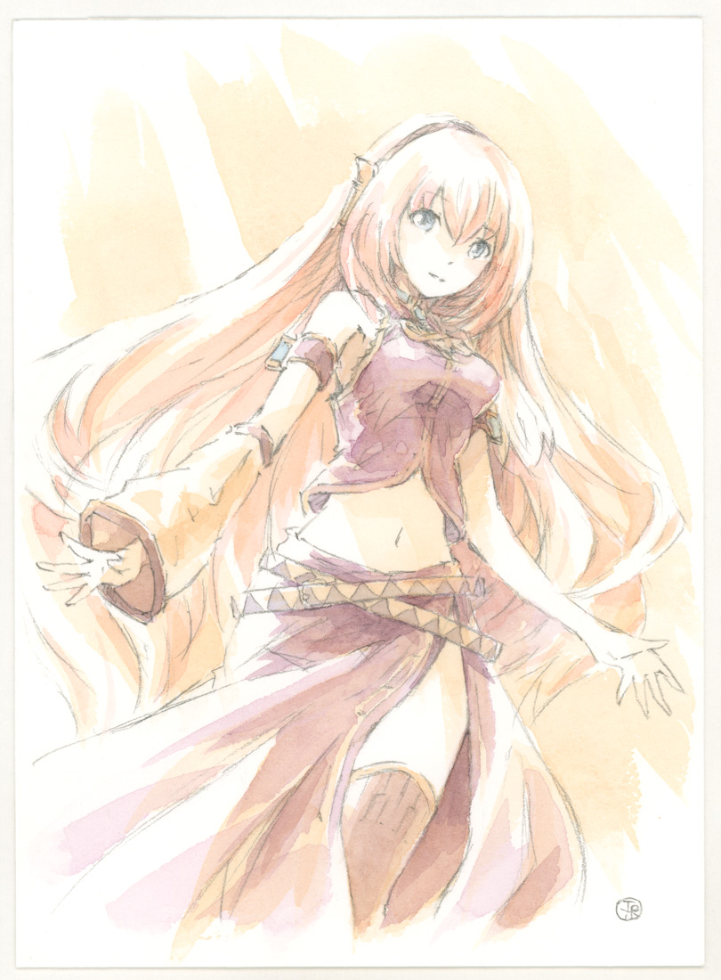 巡音ルカ 「ルカさん描きました～」|エポキシパテのイラスト