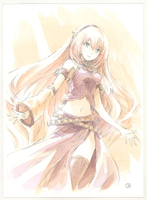 ルカさん描きました～
