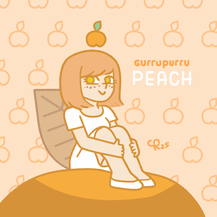 gurrupurru's tweet photo. Peach #slowtember #slowtember2025 https://t.co/sqUpYFLYBr