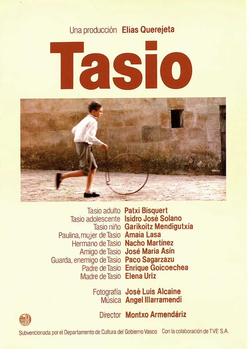 Para celebrar #DiadelCineEspañol proyección #Tasio (1984, 96') mítica película Montxo Armendáriz lunes 6 octubre 12pm y 6pm en <a href="/ICDublin/">Instituto Cervantes Dublín</a>
Más info cultura.cervantes.es/dublin/es/d%c3…
Y desde hoy en canal Vimeo <a href="/InstCervantes/">Instituto Cervantes</a> vimeo.com/1088694707
Versión restaurada 4K <a href="/filmotecavasca/">Euskadiko Filmategia</a>
@AECID