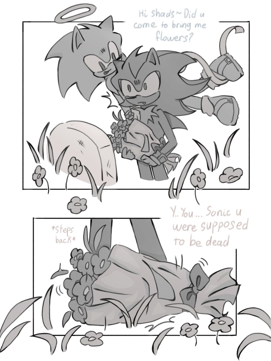 600MRA009's tweet photo. just a random idea i had :0
ugh i really hope it’s not too similar to someone else’s work.
been worrying the whole time that maybe i’ve seen something like this before and my brain just… remembered it without me knowing.
#SonicTheHedgehog #ShadowTheHedgehog 
#Shadonic https://t.co/qosW1QYVoT