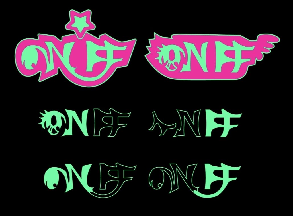 아이덴티티가 드러나는 타이포 만드는 중인데용 
솔직히 왼쪽이 더 마음에 드는데....
아이덴티티가 더 명확해보이는건 오른쪽인거 같아서... 매일 머리 부여잡긔.... 
둘다 맘에 들긴 해요ㅠ