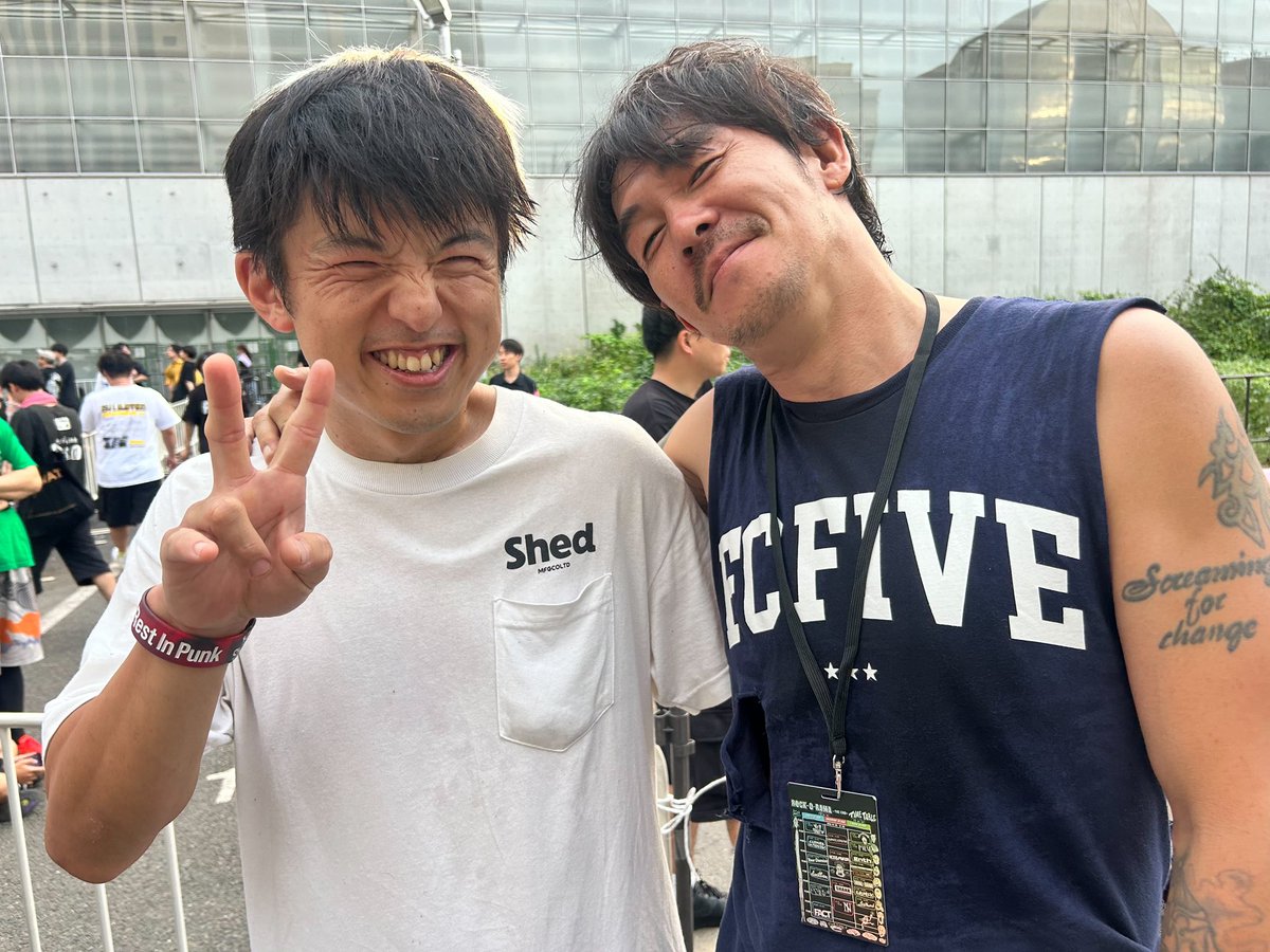 RIVERSBANNER's tweet image. トミーさんとキムさんに会えたのめっちゃ嬉しかったのといい事を言われたので頑張って生きられる(笑)

13年間の空白はあまりにも重いぜ。。

FC FiVE最高だぜ！！

今日付けでトミーさんに惚れた人を載せて。(笑)
#fcfive