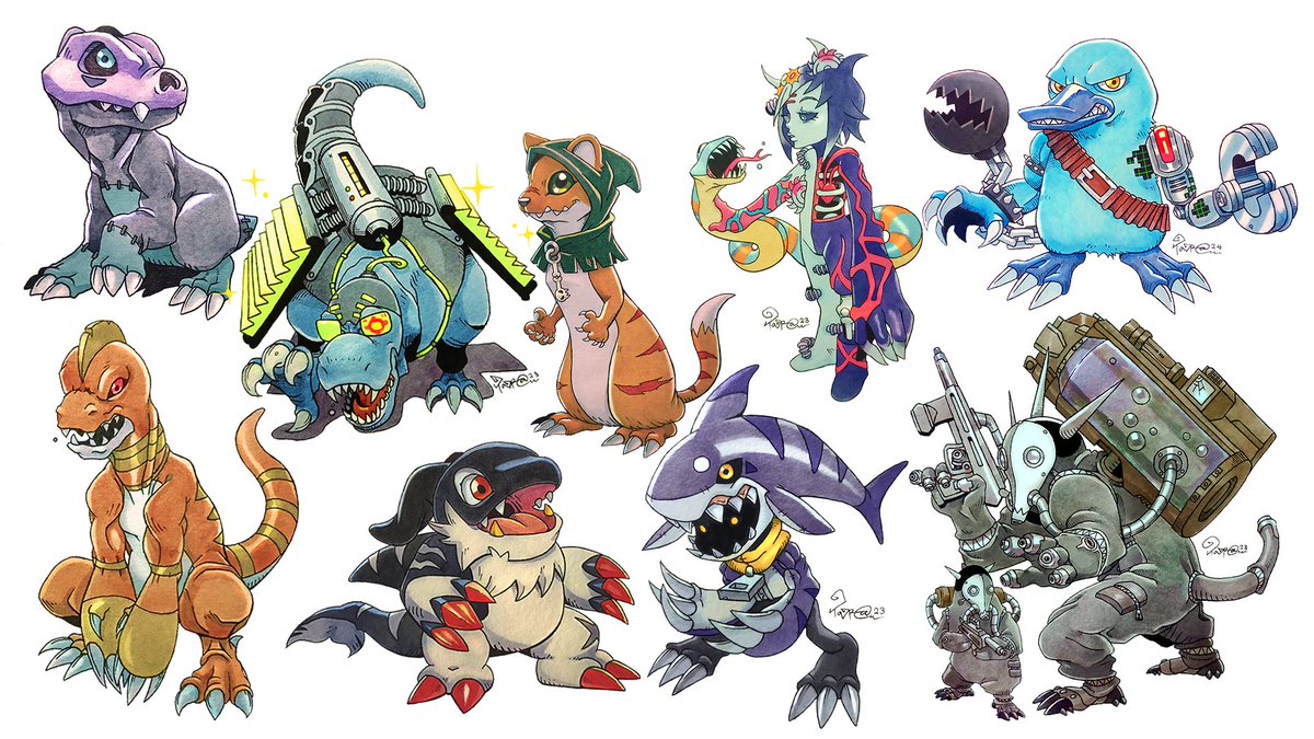Get your Digifake /OC drawn for $50!*

*Base price. Price will fluctuate depending on how complicated the designs are. 

#digimon #デジモン #digifake #commissionopen