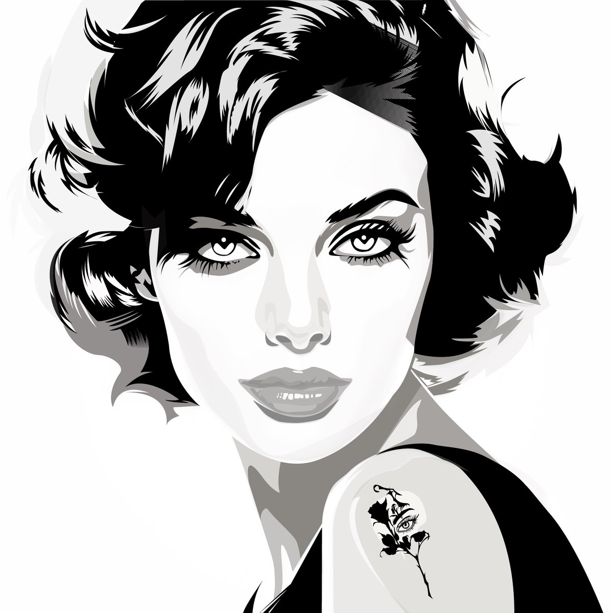 KavehDesigner's tweet image. QT ur beautiful Woman 
#vectorart