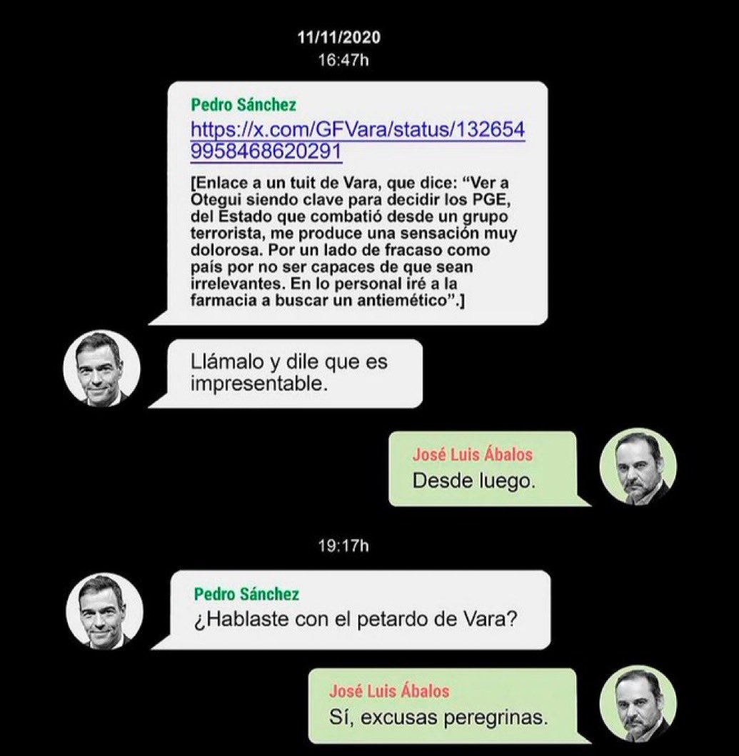 <a href="/sanchezcastejon/">Pedro Sánchez</a> <a href="/PSOE/">PSOE</a> <a href="/psoeex/">PSOE de Extremadura /❤️</a> Hipócrita, esto es lo q pensabas de Fernández Vara en la intimidad…