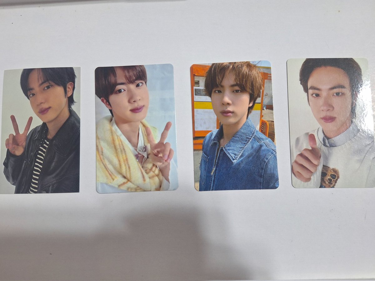 OurWorldwideKSJ's tweet photo. WTS | LFB | PH

BTS JIN PC SET -PHP 300 +sf https://t.co/aUlDcmxlxK