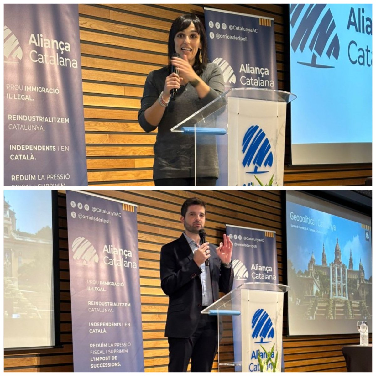 📝 Ahir vam assistir a la 2a Escola de Formació d' <a href="/CatalunyaAC/">Aliança Catalana</a> a Tortosa.

🗣️ Volem felicitar a tots els ponents per les seves excel·lents intervencions i a tota l'organització.

Èxit absolut! 💙

#SalvemCatalunya