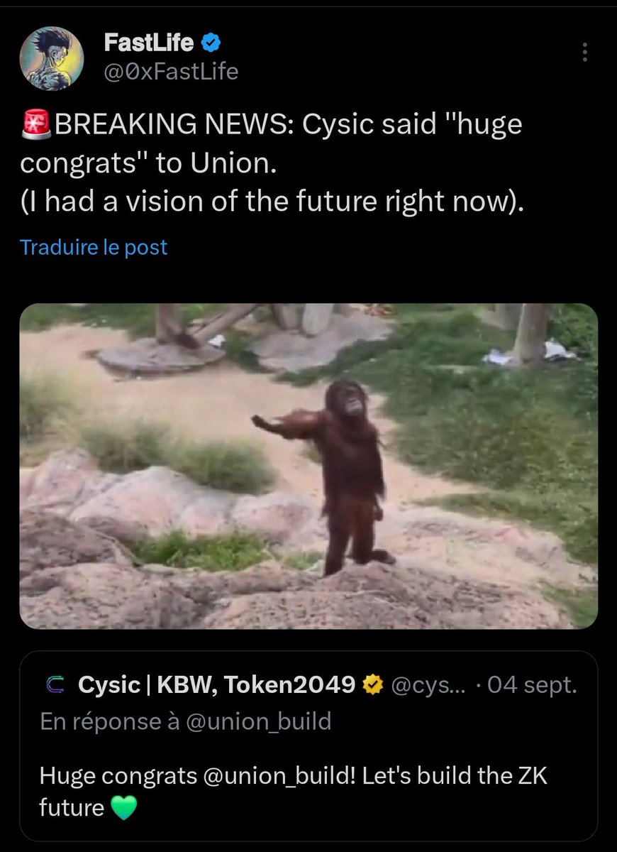 BTW: ''yo Fast [...] 

- ''you're going down the leaderboard, not bullish enough anymore?''

- ''what do you expect at TGE''

- ''<a href="/cysic_xyz/">Cysic | KBW, Token2049</a> gonna save us''
_____

I hope for nothing, I don't expect anything from it, I've never really been bullish. I never hid it, it was just fun