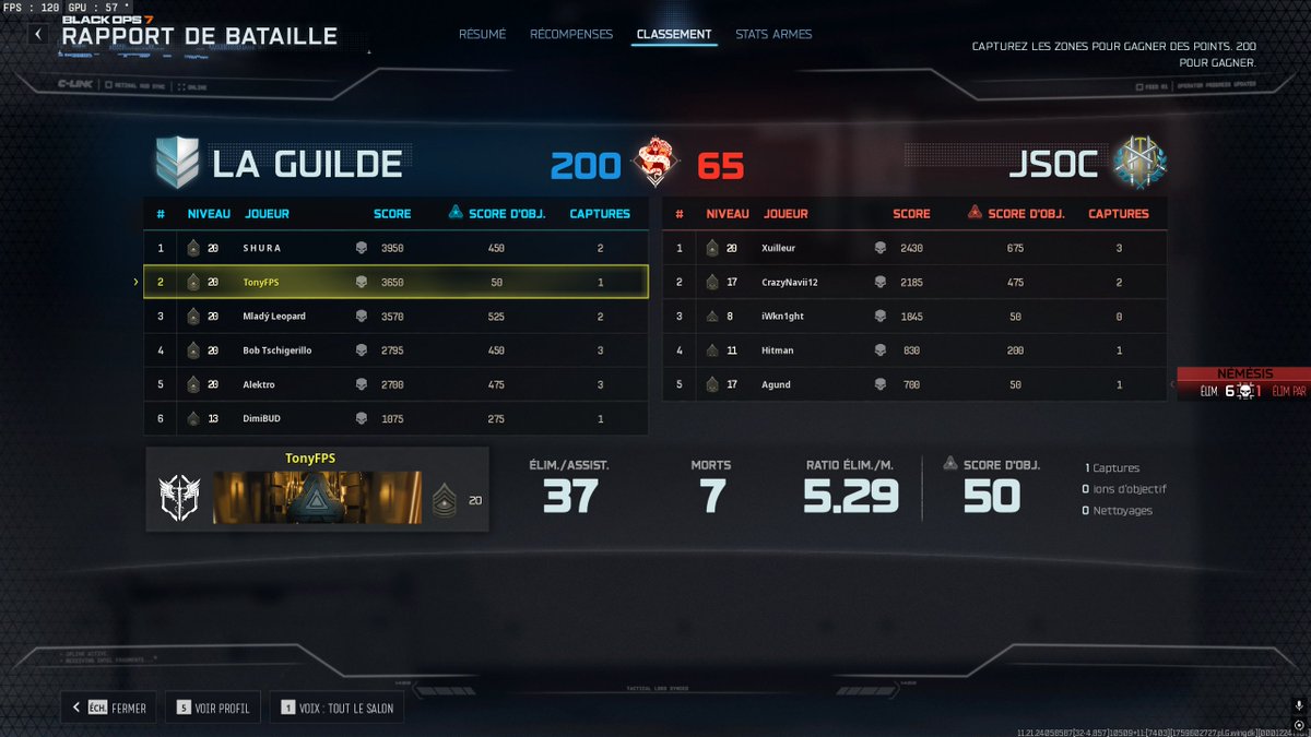 Mdr, sans SBMM tu fais des 5-6 de KD sans forcer... C'est ça qu'on veut justement, juste pouvoir s'amuser un peu sans devoir tryhard H24. Il y'a l'esport ou la ranked pour ça...