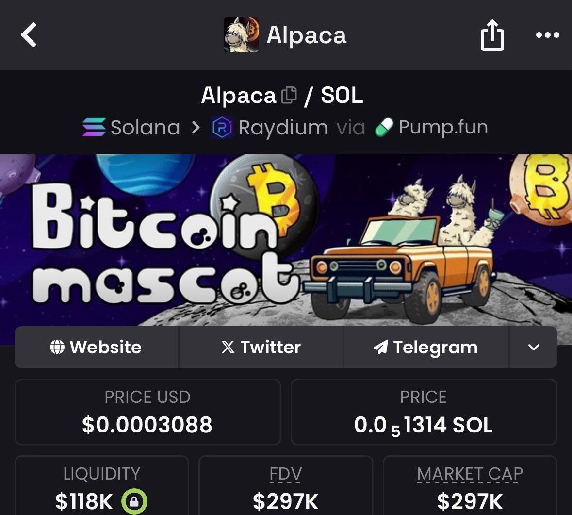 Btc made a new ath and now I have the bitcoin mascot on my radar again, we rode this from sub 50k to 7m ath when Btc broke 100k, I think it’s time again