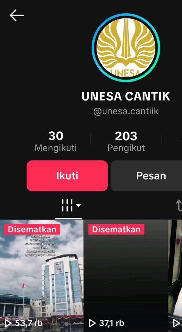 yunesafess's tweet photo. di ig udah gaada malah pindah tiktok, emangnya kaya gini masih jaman ya? nesa! https://t.co/k0IKAWpa3U