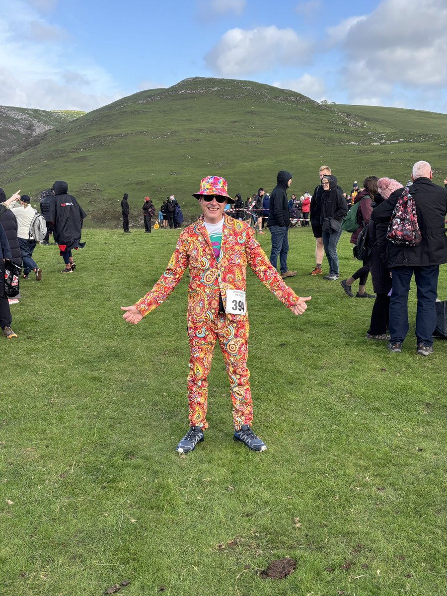 50 tomorrow so run Dovedale Dash in my  Sunday best today