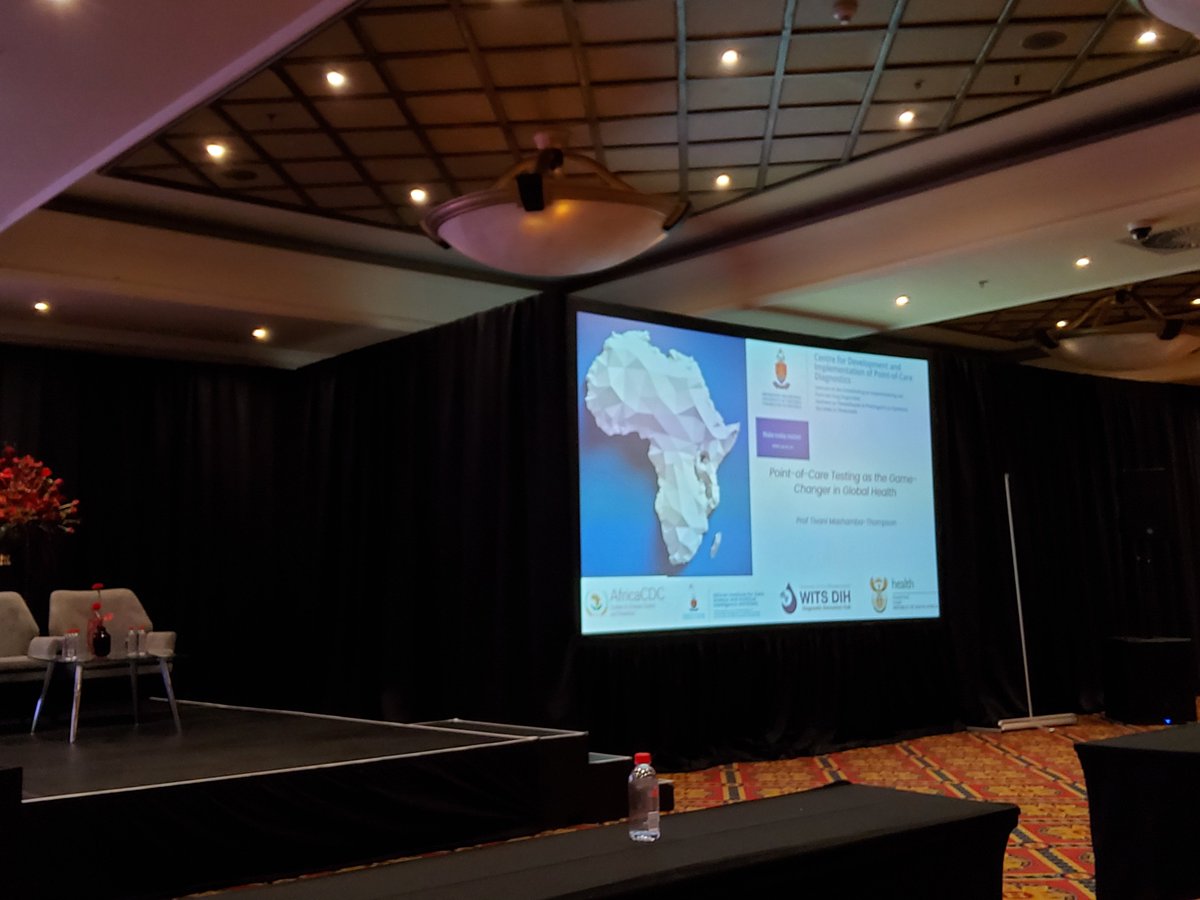 PathReDCongress's tweet photo. 📌Live: Prof Tivani Mashamba-Thompson addressing delegates on point of care testing in global health.
Session chaired by Dr Relebohile Ncha.

#PathReD2025 #PathReDCongress2025 #NHLS https://t.co/hkpH1G8gK8