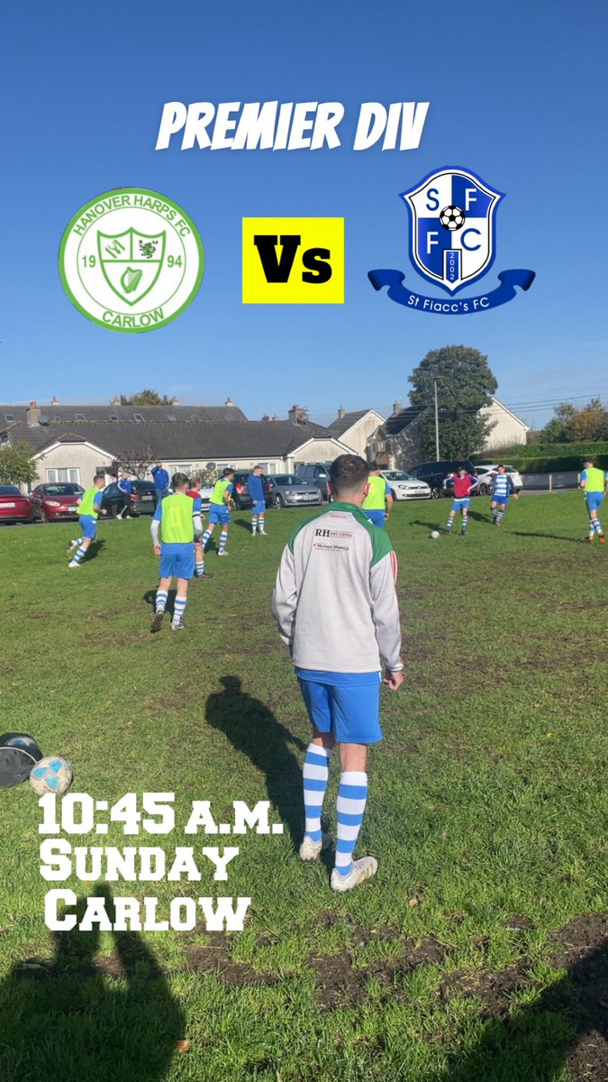 Back where we belong.. preparation under way here in the plots. 15mins away from kick against a very solid Hanover team <a href="/StFiaccsFC/">St Fiaccs FC</a> <a href="/CarlowSoccer/">Carlow Soccer League</a>