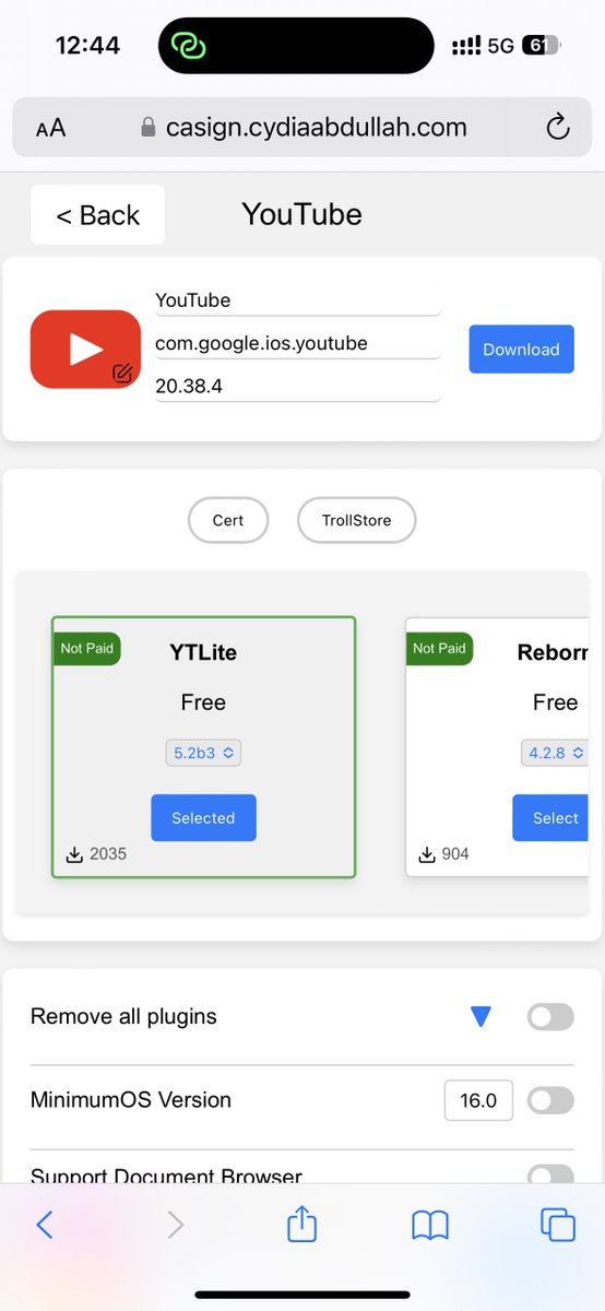 CydiaAbdullah's tweet image. حدث جميع الادوات لدعم اصدار 26👍🏻
لو كانت فيه اي اشكاليه علموني عنها بأذن الله اصلحها بأقرب وقت
+حاولت اضيف طريقه بحيث التطبيق يتحمل ipa بدل zip

casign.cydiaabdullah.com