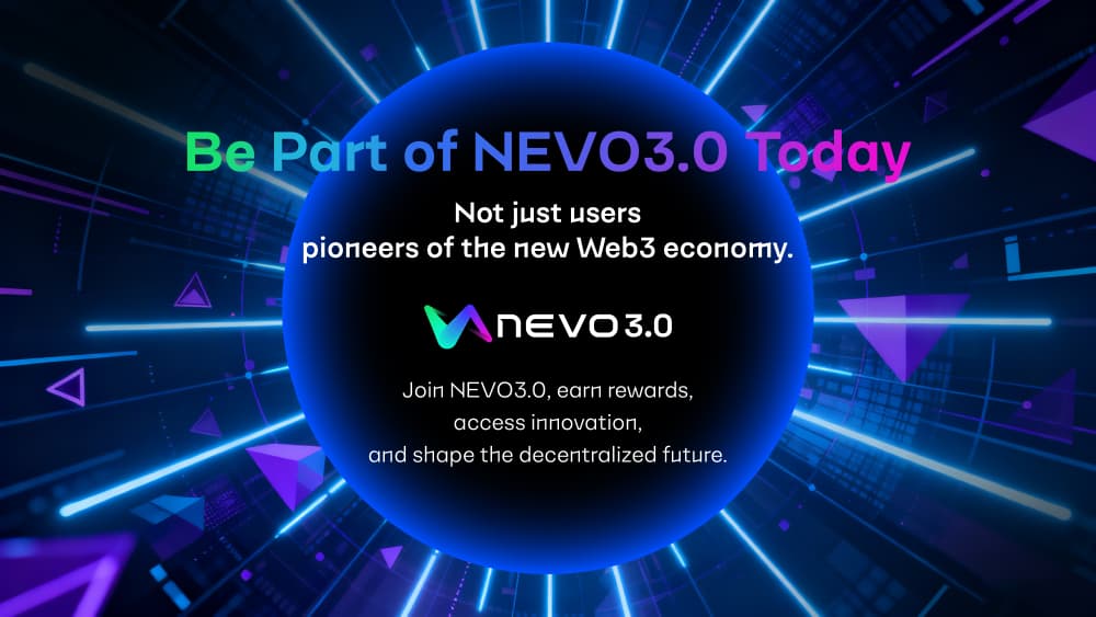 NevoEvolution's tweet image. 🌟 Be Part of NEVO3.0 Today
Not just users — but pioneers of the new Web3 economy.
💎 Earn rewards, access innovation, shape the decentralized future.
#NEVO3 #Web3Future