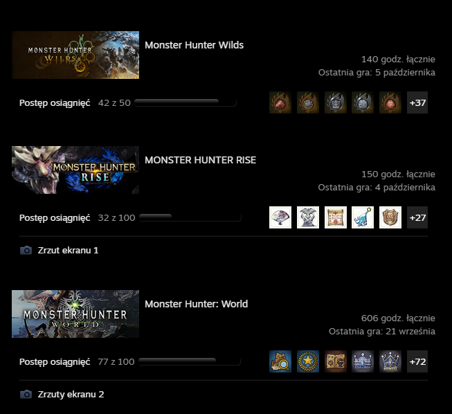 I got a crazy game variety you know