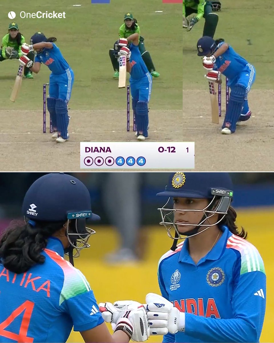 OneCricketApp's tweet image. Pratika Rawal turns into SEHWAG! 🇮🇳

CLASS written all over those three boundaries! 🔥

#INDvsPAK #PratikaRawal #CWC #CWC25 | 📸 : JioStar