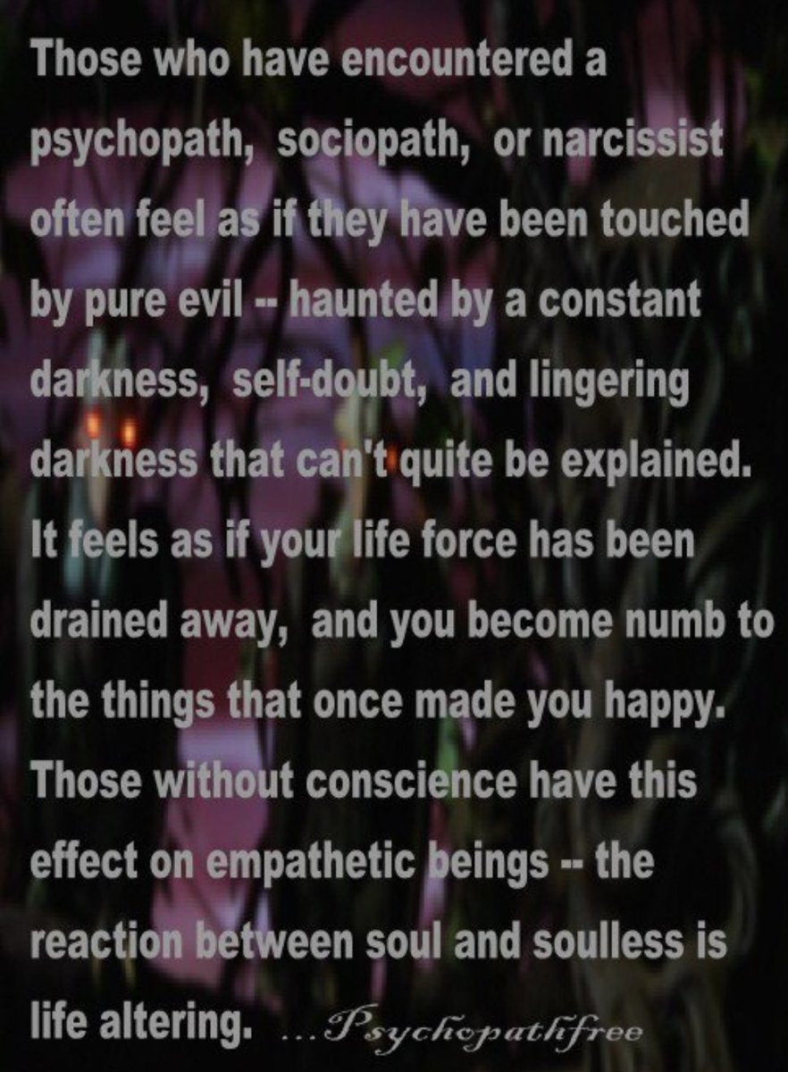 Don_earnshaw's tweet photo. Good will always overcome evil. They will get their comeuppance at some point. Continue to be empathetic, unfortunately though there's no hope for some with a dark soul, karma will deal with them, they are evil in their core #narcissist #evil #goodvevil https://t.co/KMsrDUAxu3