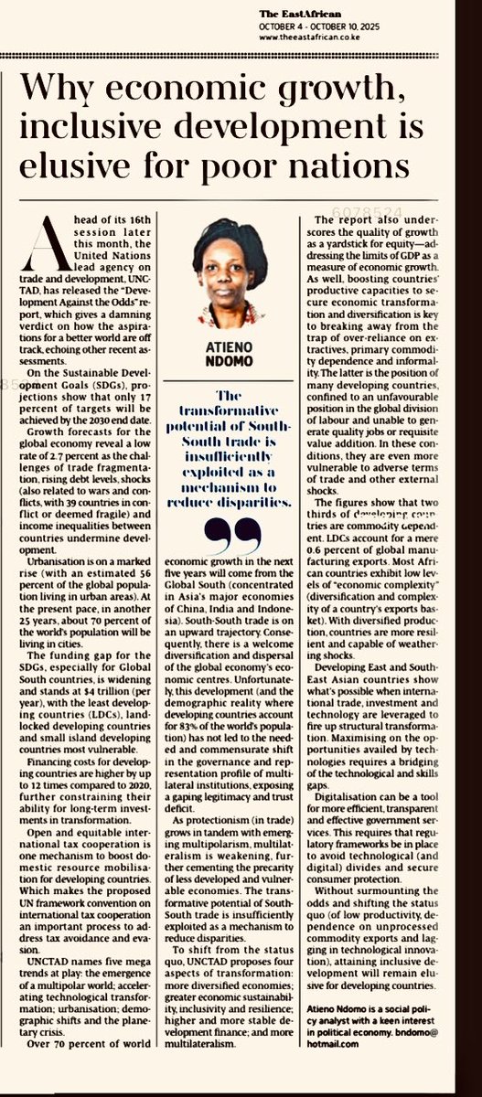 🗣️“Open and equitable international tax cooperation is one mechanism to boost domestic resource mobilization for developing countries. Which makes the proposed UN framework convention on international tax cooperation an important process to address tax avoidance and evasion.”