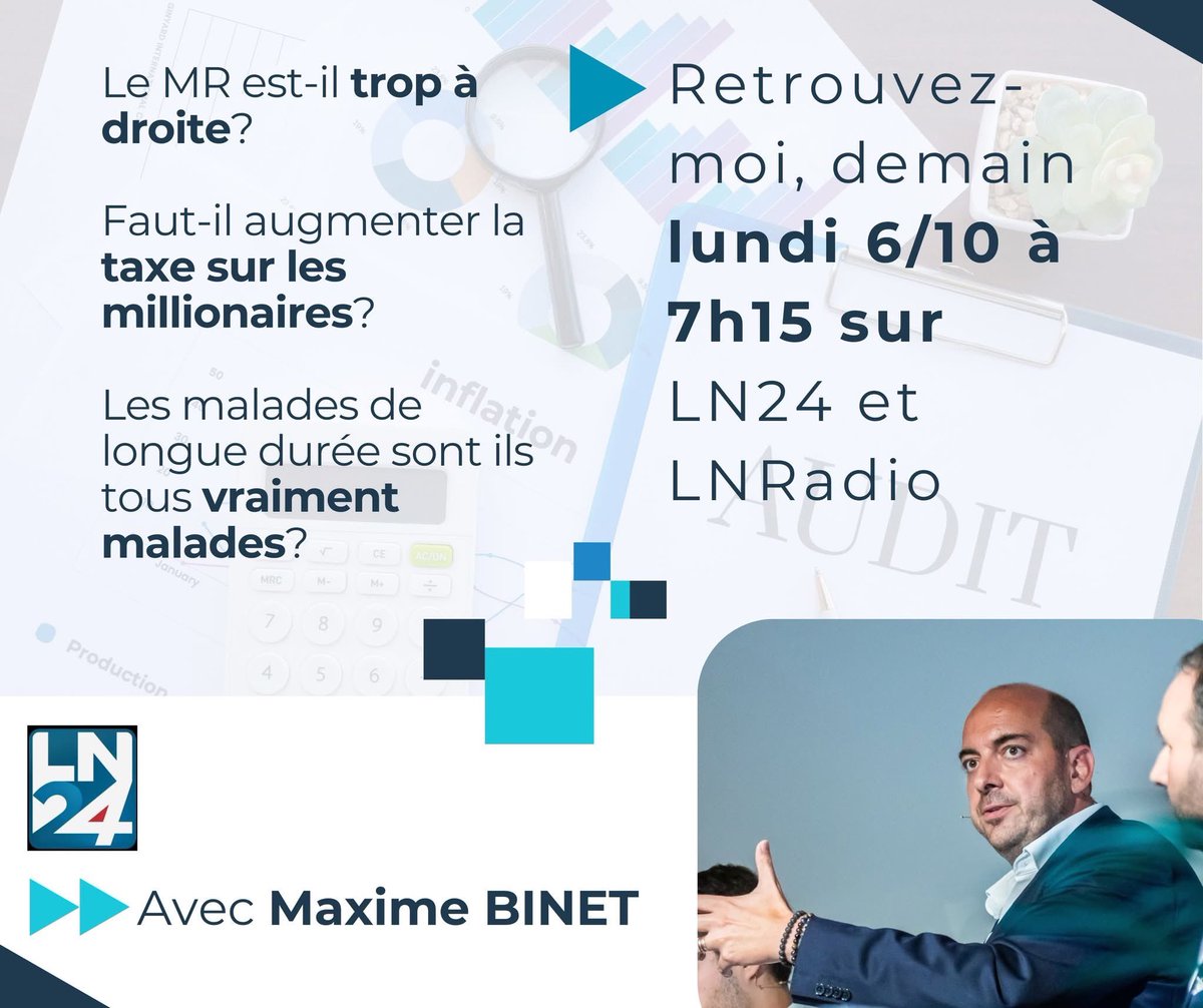 mathieumichel's tweet photo. On en parle demain sur @LesNews24 avec @Max_Binet 😊 https://t.co/rxkAORgLdL