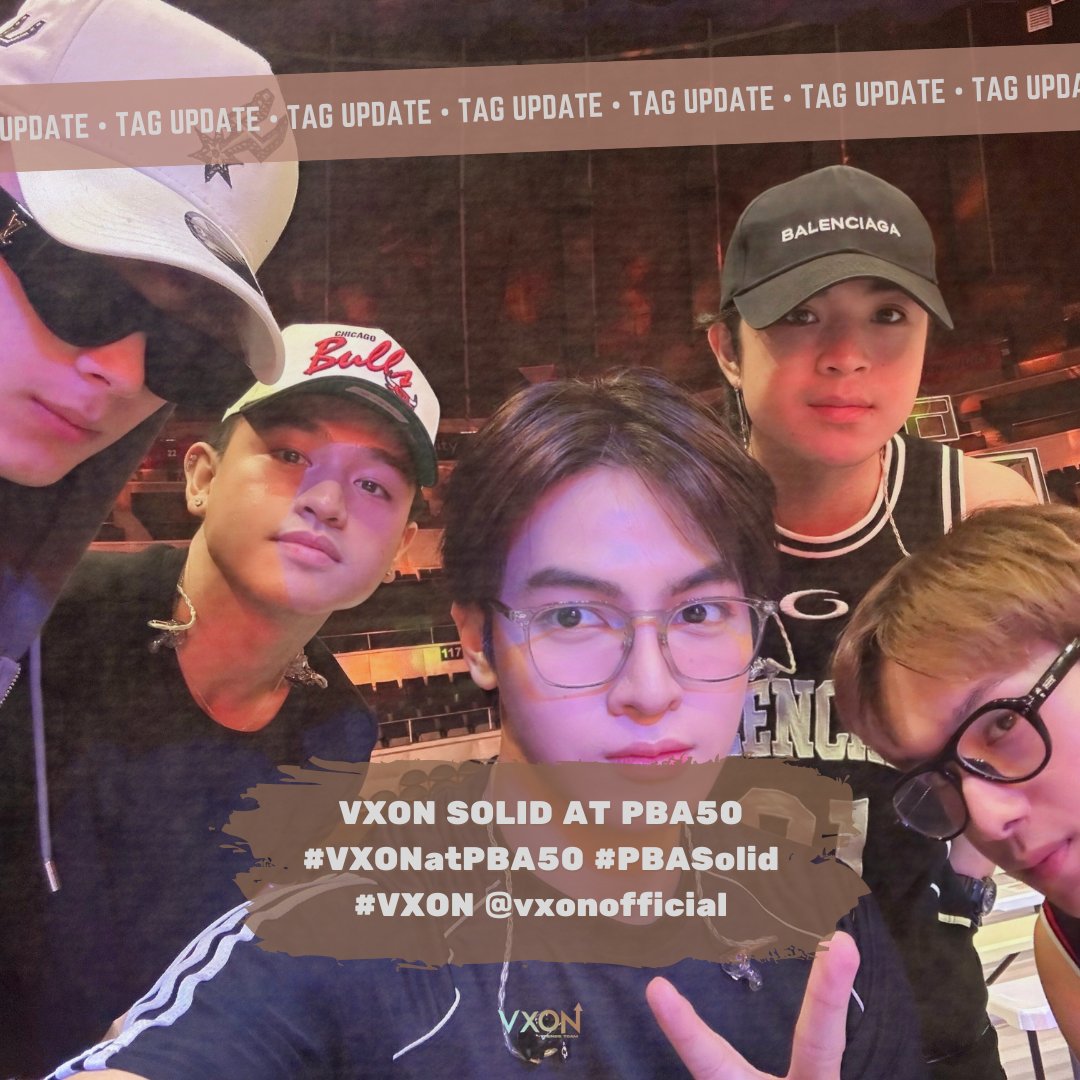 [#️⃣] TAG UPDATE

Who's watching? 

Use our tags when posting, VIXIES!

VXON SOLID AT PBA50
#VXONatPBA50 #PBASolid
#VXON <a href="/vxonofficial/">VXON</a>