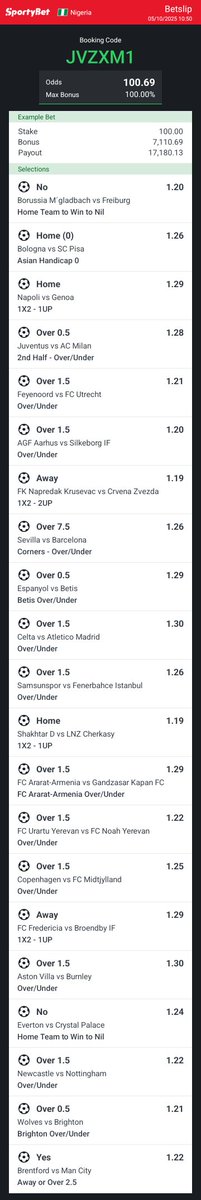 JVZXM1 100 odds 
XVUPHK 15 odds ✌🏻💯
