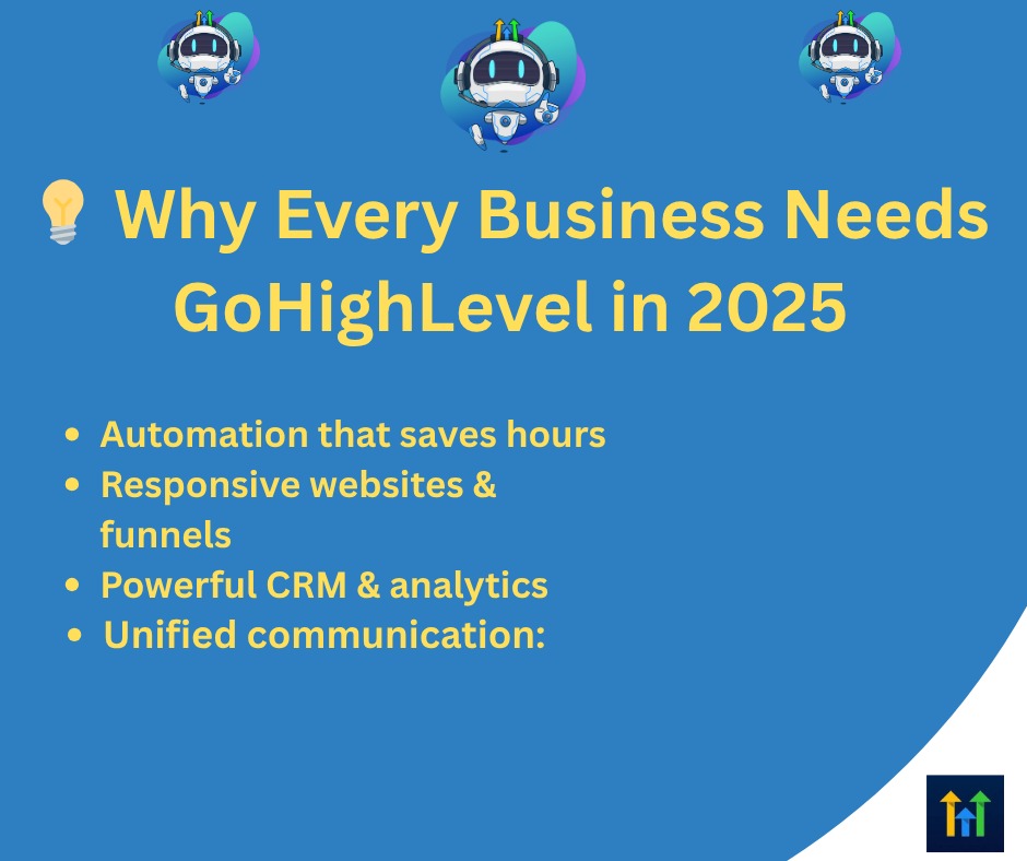 Oyinthetechlady's tweet image. Running a business in 2025? Stop juggling 10+ tools.

With GoHighLevel you can:
✅ Automate follow-ups
✅ Build websites &amp;amp; funnels
✅ Manage SMS, email &amp;amp; DMs in one inbox

 One platform. Less chaos. More growth.
DM me if you want it set up for your business.

#GoHighLevel