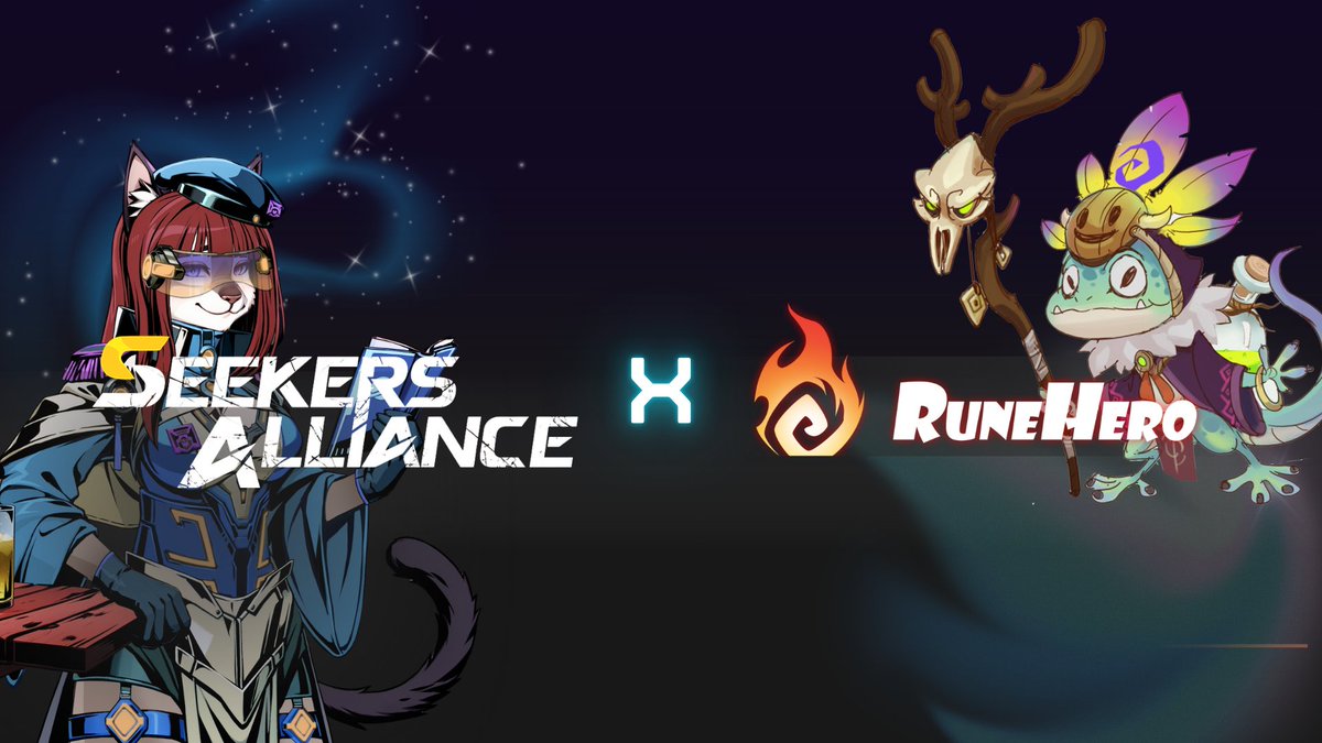 🔥 RuneHero x Seekers Alliance 🔥
An epic partnership forged ⚔️

<a href="/playrunehero/">RuneHero</a> is a Web3 MMOARPG bringing fast-paced combat, dungeon raids, and a player-driven economy to Sei. 🚀

🚨CBT2 is scheduled for mid-October🚨

Now teaming up with Seekers Alliance to unlock new adventures