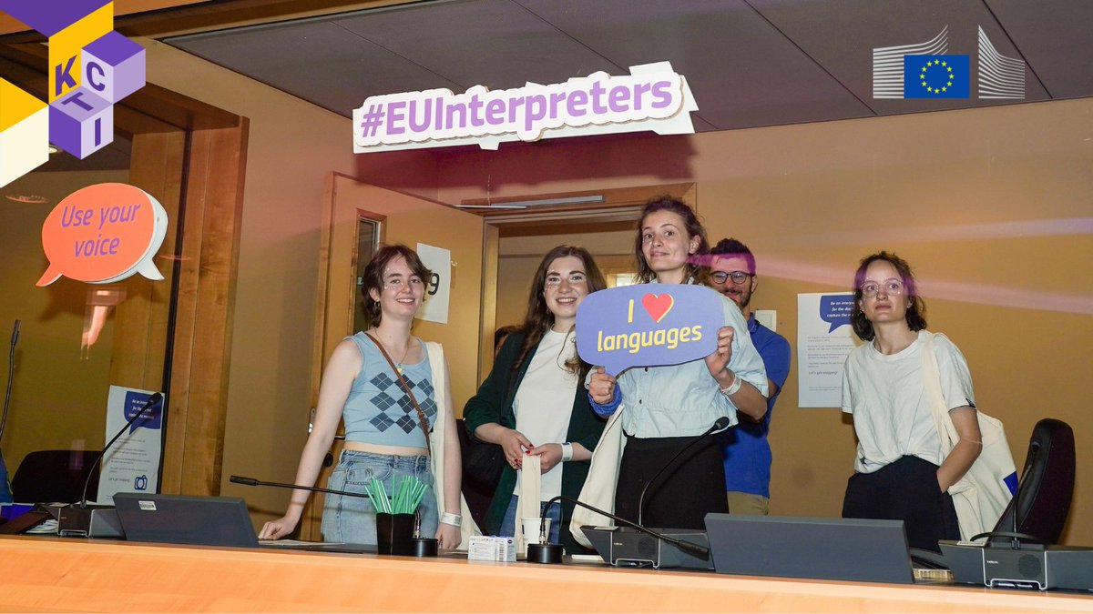 EUInterpreters's tweet photo. 🌍 #Interpreting is a future-facing career.
 
The Heads of Interpreting Services (HINTS) adopted a new declaration: we need new generations of interpreters who are tech-savvy and ready to face the change head-on.
 
👉 Read the full text here ➡️ https://t.co/GtUBJ9G6VL

#KCTI https://t.co/EuMzcmBYA7
