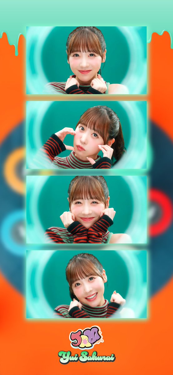 《🎵MVティザー公開記念🎤》
『JAM』のMVティザーを使用した、ゆいちゃんの4カットフォト風壁紙ができました！
いろいろな表情のゆいちゃんをお楽しみください🍞

💚#NEWKAWAII と思ったらいいね💚
💚リポストもお願いします💚

#FRUITSZIPPER #フルーツジッパー 
#櫻井優衣 #ふるっぱー