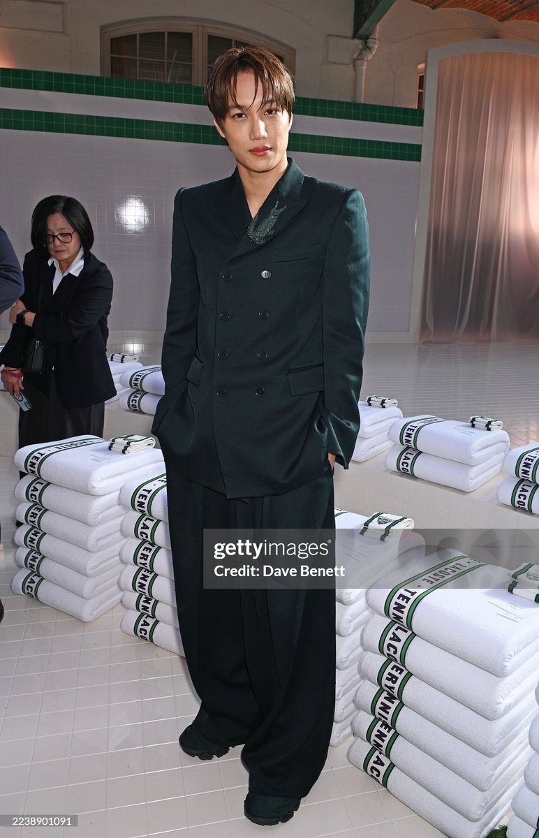 kaiarchived's tweet photo. [UPDATE] 251005 Getty Images update with Kai

Lacoste SS26 Paris Fashion Show

#KAI #카이 #カイ #金钟仁  #엑소카이
#KaixLacoste #KaixLacosteSS26 https://t.co/y4BIhQfnXx