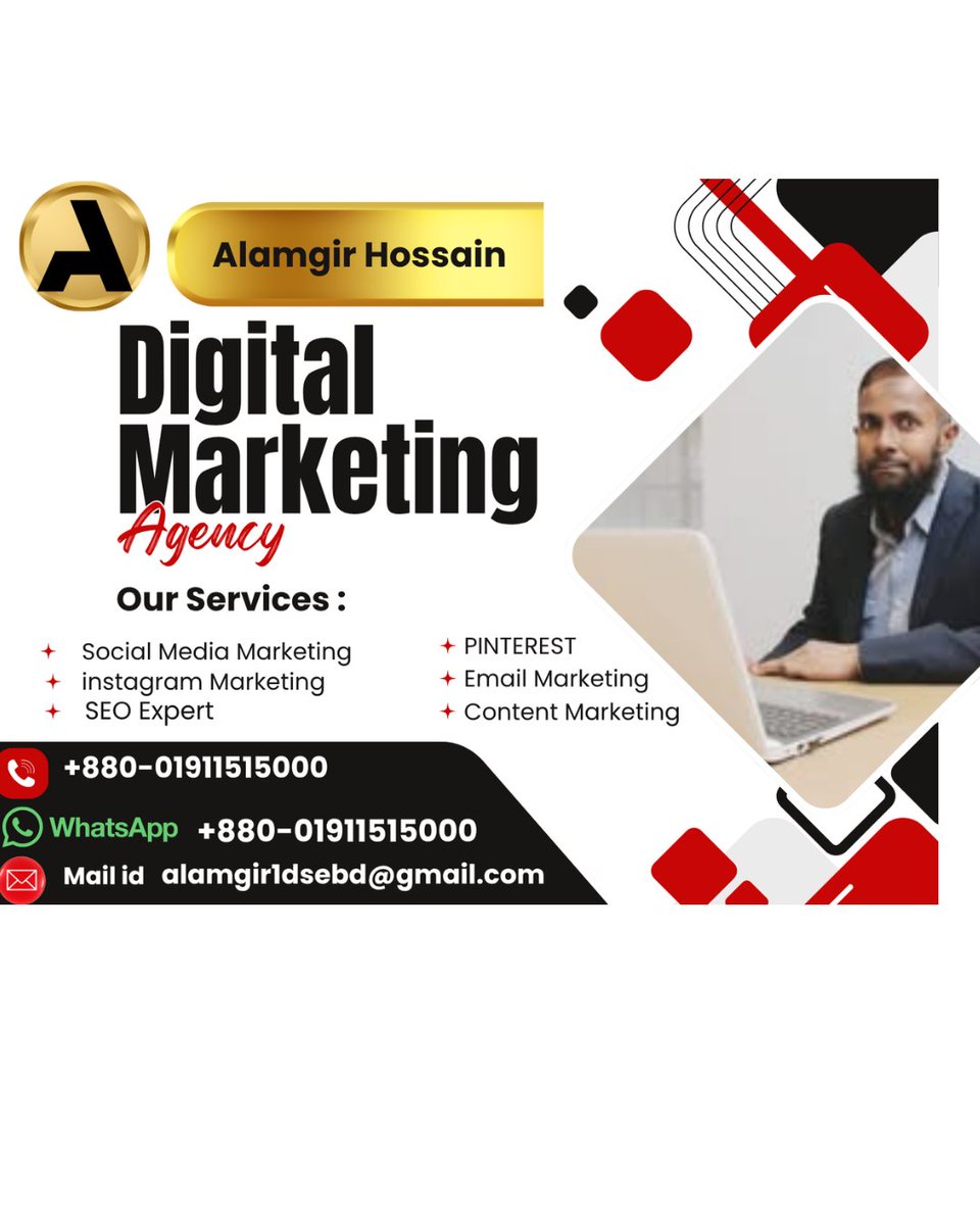 alamgir_nasrin's tweet photo. I am a professional digital expert with strong skills in social media marketing, SEO, and online branding.
#DigitalExpert #OnlineMarketing #SEO #Branding #BusinessGrowth https://t.co/apqlBP4Lef