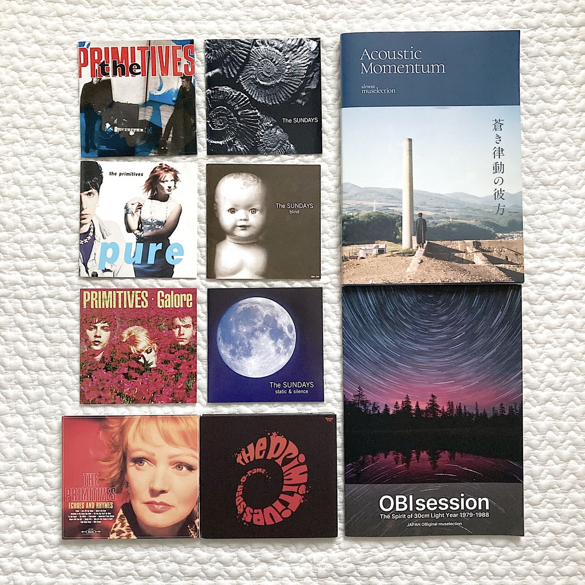 muselection's tweet image. The Primitives ＆ The Sundays
女性ヴォーカルバンドの全オリジナル・アルバムを棚からふたつかみしてモリッシーや中秋の名月や残部僅少の拙書2冊など脈略のないあれこれに想いを馳せる秋の夜長。。
あぁ、スミスの再結成はもう絶対にないんだなぁ〜〜〜（号泣）←情緒不安定
instagram.com/p/DPa-o2dAUsA/…