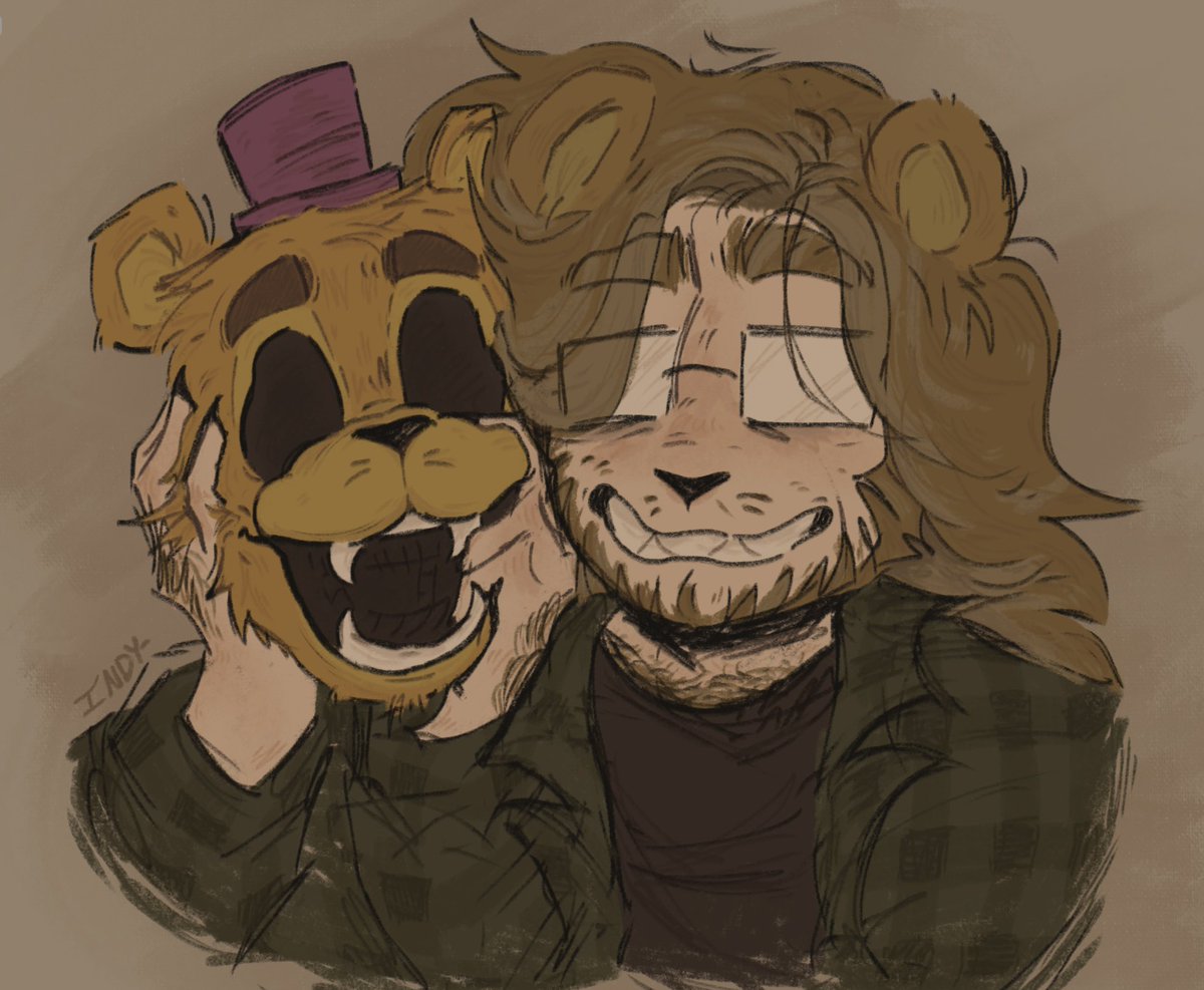 Vern_Circuits's tweet image. Werebear Henry for a Halloween au I’m working on, since it’s October after all ^_^ 

[ #FNAF #HenryEmily #HalloweenInHurricane ]