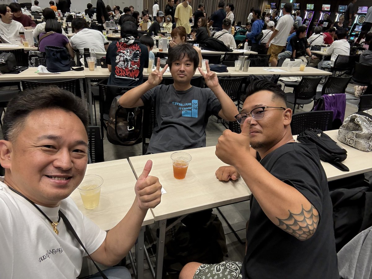 KJ_hide_KING's tweet photo. 八王子ダーツグランプリ
閉幕しました。
沢山のご来場ありがとうございました♪
上手く引けた人
ダメだった人
色々ありましたが愛を感じました。
また出店の際は宜しくお願いします。

沙樹さん３位入賞おめでとう㊗️ https://t.co/TbUrO2I8VY