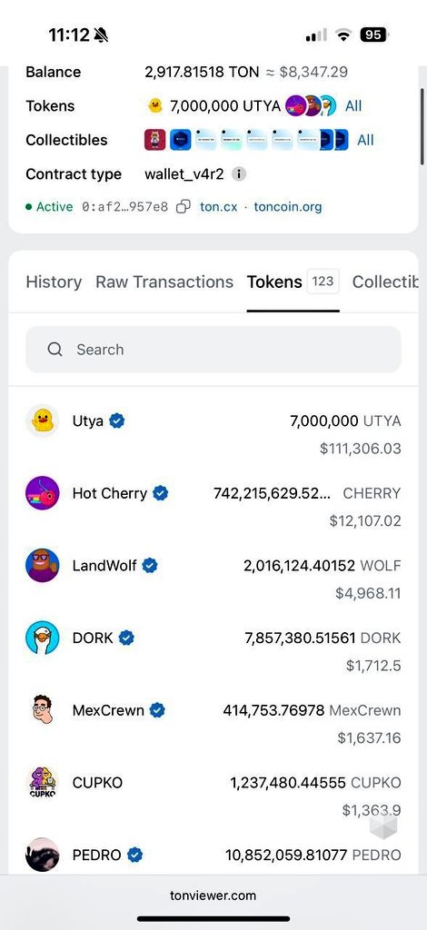 CupkoTON's tweet photo. TOP $UTYA whales keep accumulating $CUPKO and people still fading this gem on $TON ?🤔

1M mcap is the next step✌️

You are not ready ‼️💎

#CUPKO X #MEMELANDIA

@TONmemelandia
@ton_blockchain
@toncommunity
@TonUtyacoin

Ca: 
EQC5uhpk1Koca3ZjIWccovZRertn7XW4iMytO2NcH5uEy9--

Chart:
https://t.co/db1a7ANUc9