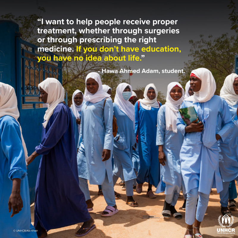 Refugees's tweet photo. This #WorldTeachersDay, we honour refugee teachers who inspire futures every day.

Refugee education matters. Teachers matter.