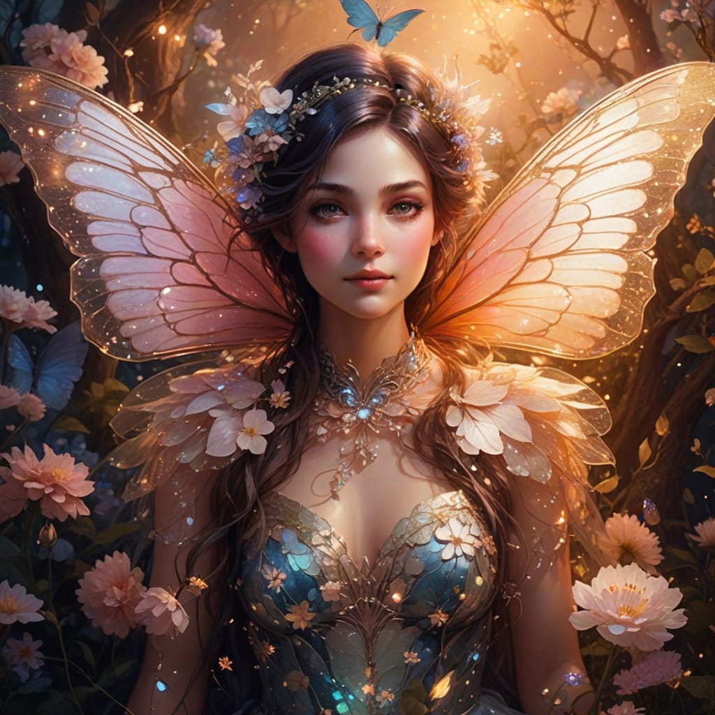 auspicious_bird's tweet image. Floral fairy                                                             
#fantasy #beautiful #art #fairy #girl #illustration #lovely #cute