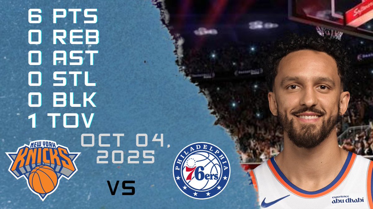 NBAPlayersHigh's tweet image. Landry Shamet Stats For NBA Pre-season Game vs 76ERS 04-10-2025 youtu.be/uuUWs4UAY0Q

#LandryShamet #Landry #Shamet #nba #nbahighlights #basketball #new #york #knicks #newyorkknicks
