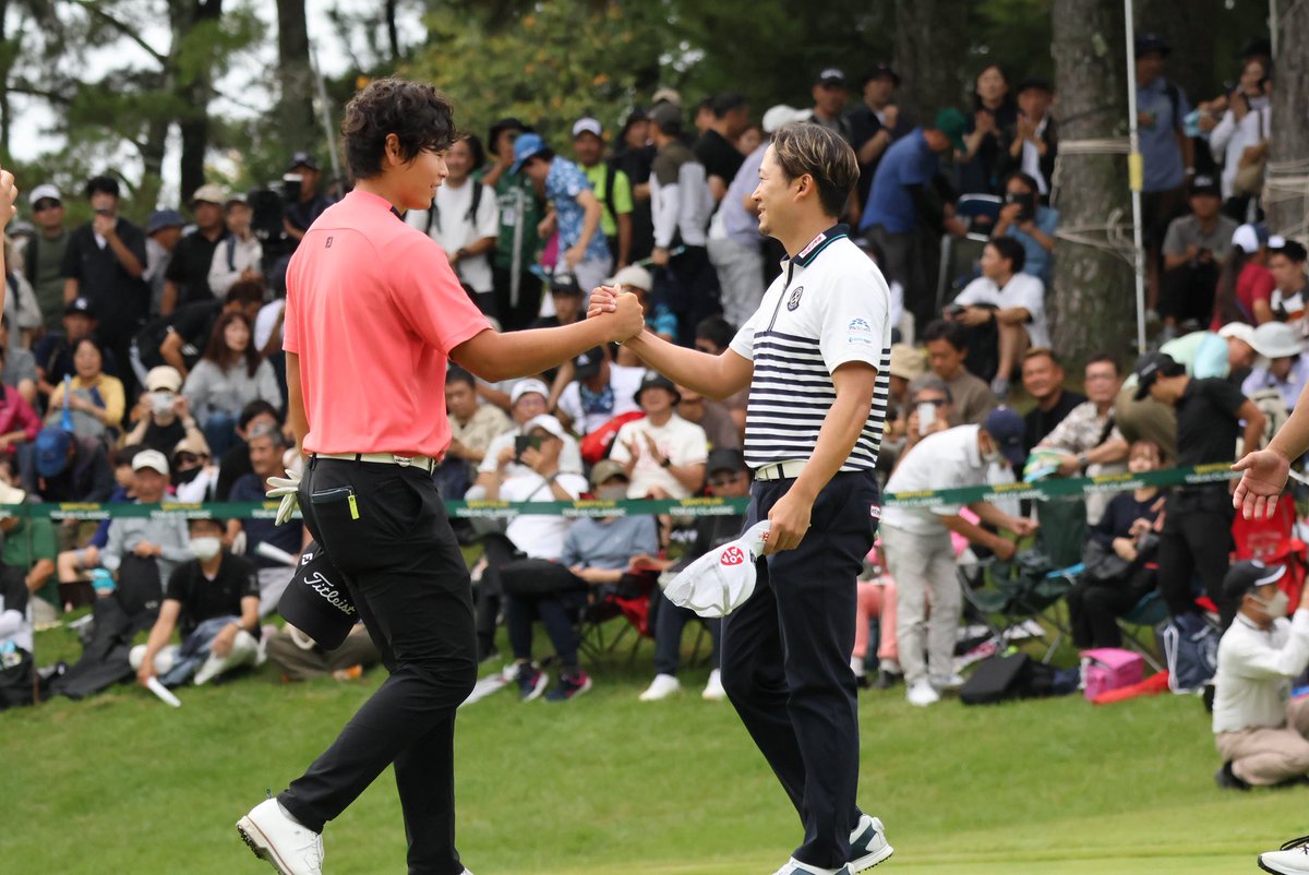 vtcgolf's tweet photo. #バンテリン東海クラシック2025 ⛳️
 #下家秀琉 が通算17アンダーで
見事ツアー初優勝🏆
本日1イーグル7バーディー2ボギー、
64ストロークの大爆発✨

 #興和  #バンテリン  #東海テレビ 
 #東海ラジオ https://t.co/bw7Cjt4rX7