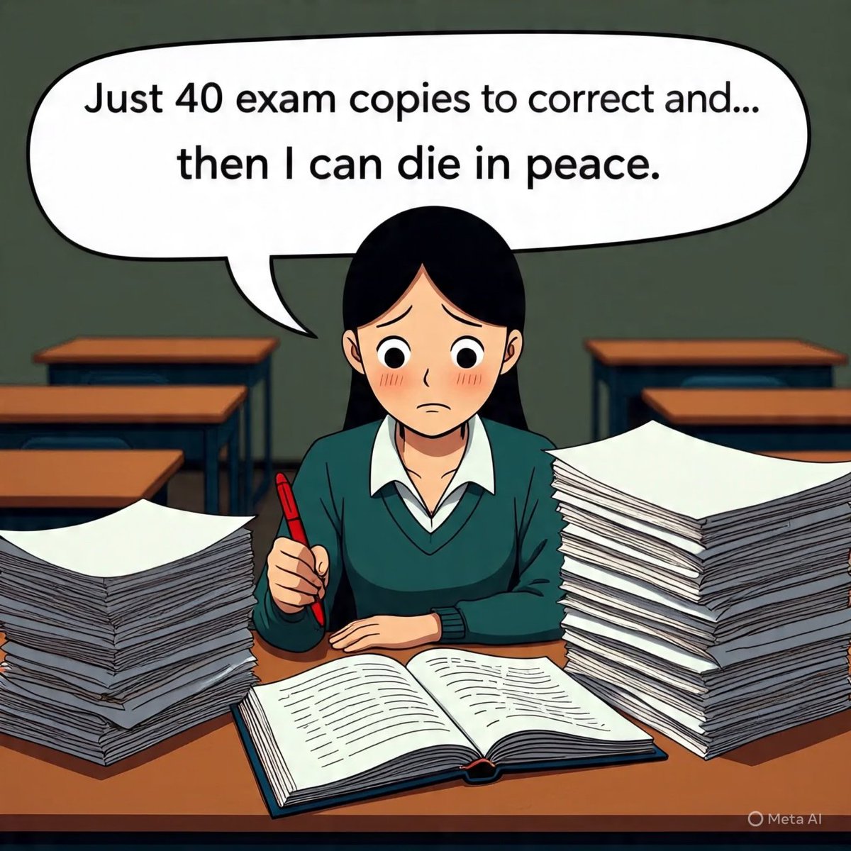 vaishnavi9170's tweet image. Current update : 😭

#teacherslife