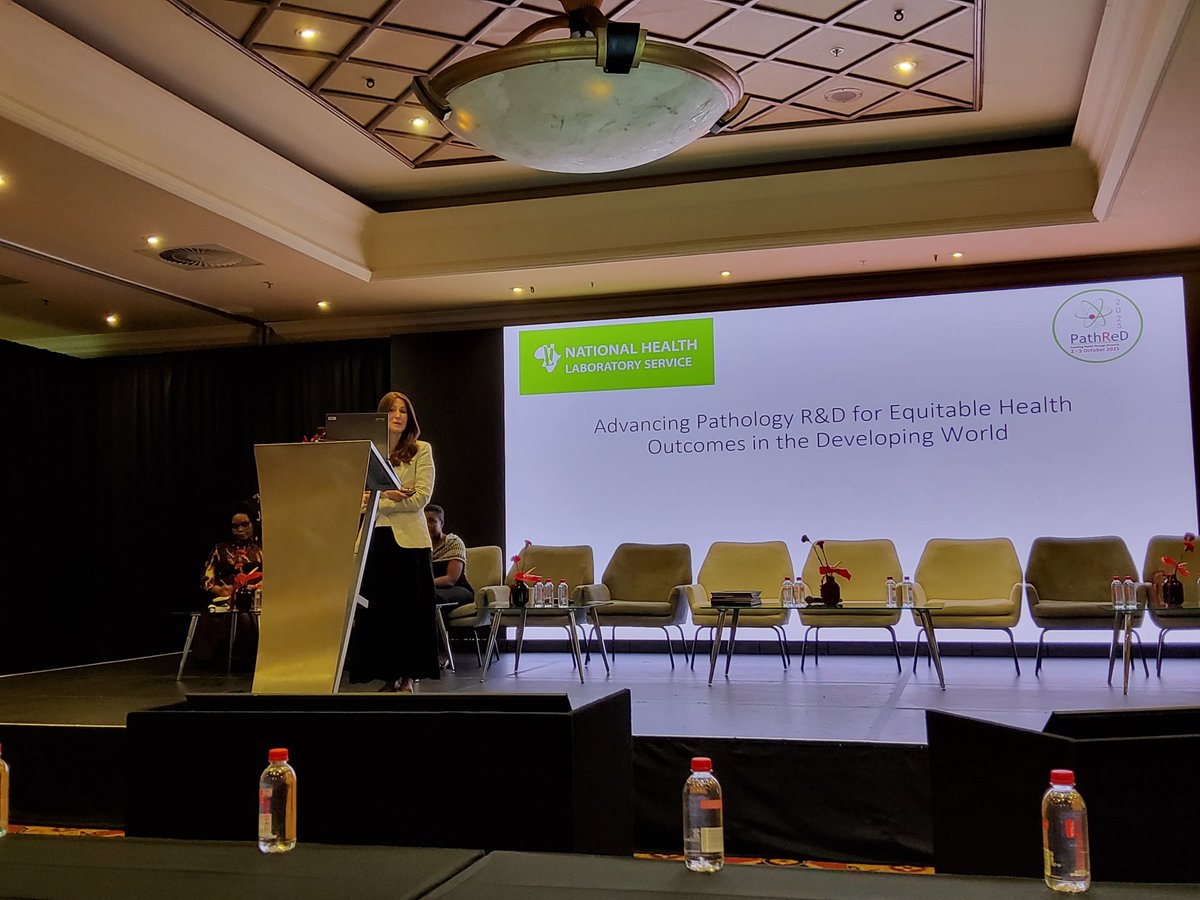 PathReDCongress's tweet photo. Speaking now: Prof Elise Schapkaitz on advancing pathology R&amp;D for equitable health🌍🩺

Up next: PathReD: Appreciation &amp; Recognition Awards with Dr Babatyi Malope-Kgokong 

#PathReD2025 #NHLS https://t.co/26W8aFqGsd