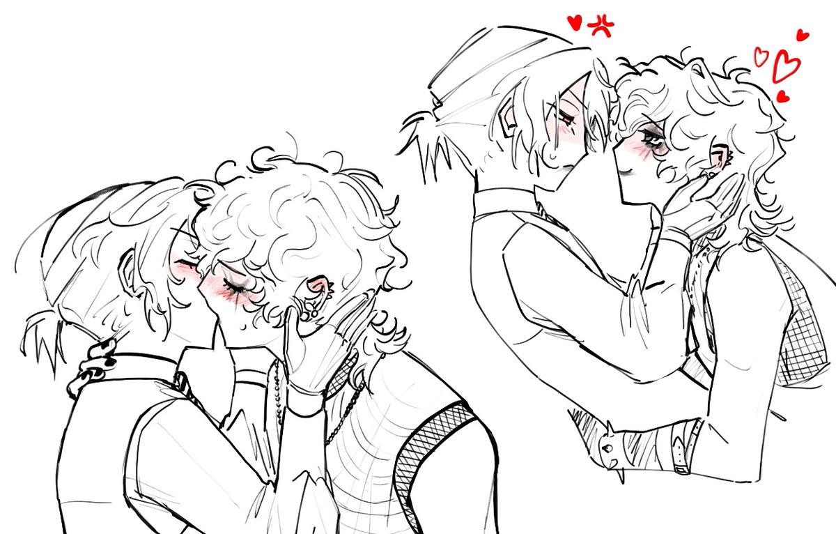 Musicians au Shuake kiss...