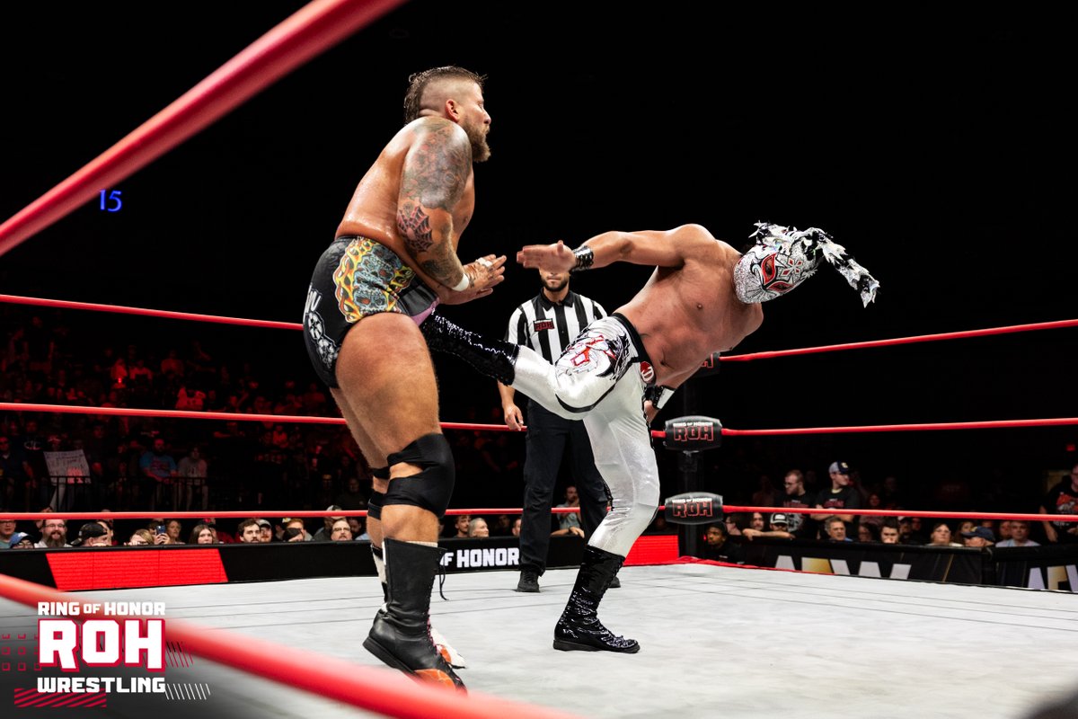ringofhonor's tweet image. .@BEEFTCB’s ROH return didn’t go as planned, as @DRALISTICO_LFI of LFI proved too dominant and walked away victorious!

WatchROH.com