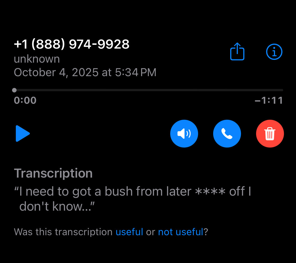 712_liberty's tweet photo. ⁦@slice⁩ thanks for calling me back last night about my order and then leaving a message to tell me to fuck off.  I just stick with Uber eats https://t.co/uZTBQiQ8Bp